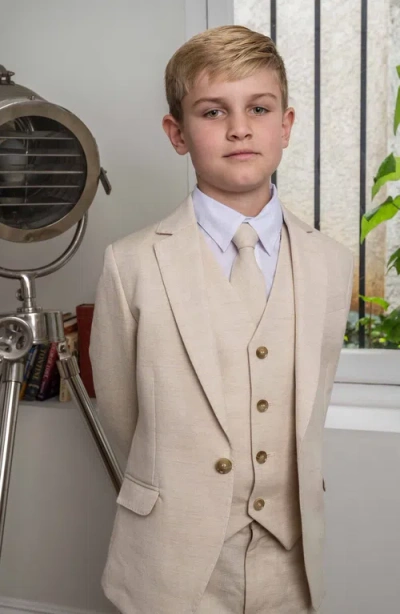 Peanut Butter Collection Oasis Safari Kids Suit In Neutral