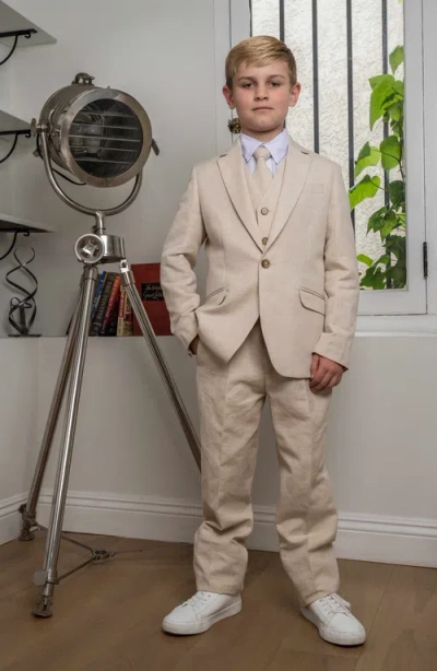 Peanut Butter Collection Oasis Safari Kids Suit In Neutral