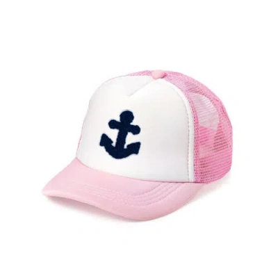 Sweet Wink Anchor Patch Trucker Hat In Pink