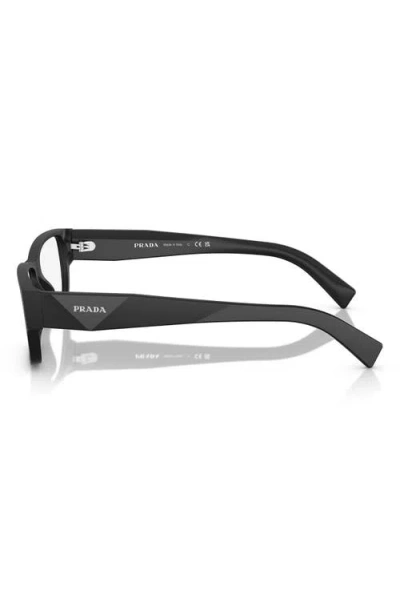Prada 57mm Rectangular Optical Glasses