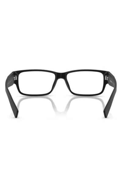 Prada 57mm Rectangular Optical Glasses