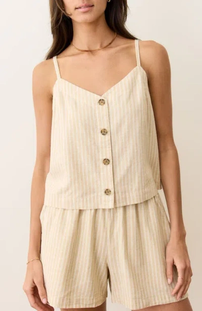 Marine Layer Celeste Camisole In Neutral