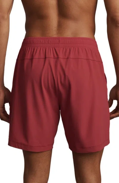 Rhone Pursuit 7-inch Unlined Training Shorts In Burgundy