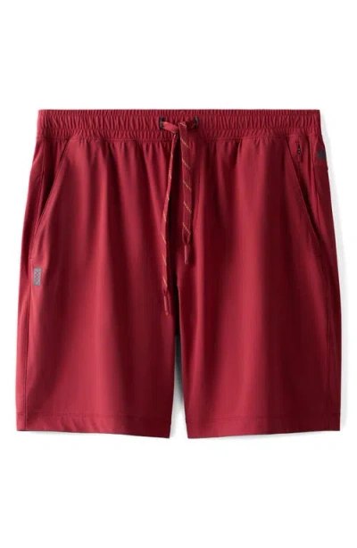 Rhone Pursuit 7-inch Unlined Training Shorts In Burgundy