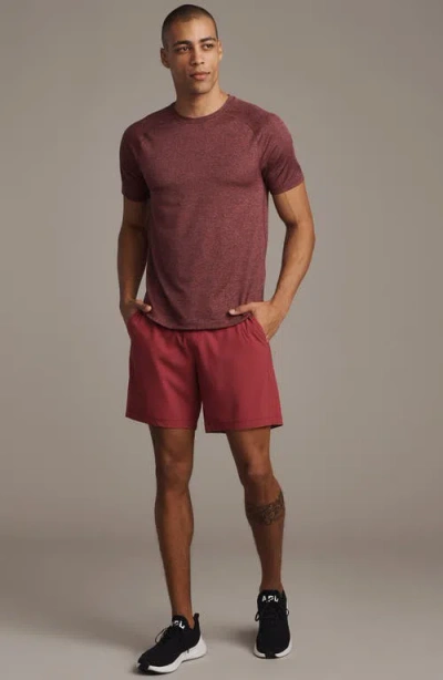Rhone Pursuit 7-inch Unlined Training Shorts In Burgundy