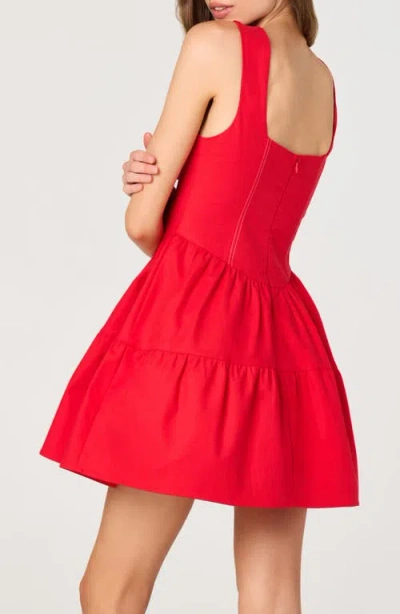 Astr The Label Fit & Flare Minidress