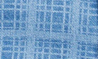 Damson Madder Tovie Laser Check Mid Rise Ankle Straight Leg Jeans