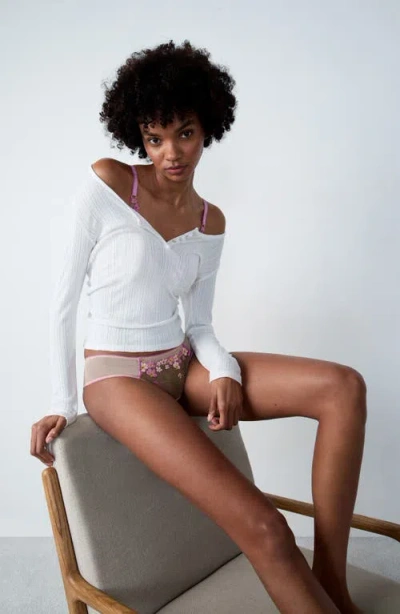 Etam Douceur Hipster Briefs In Multi