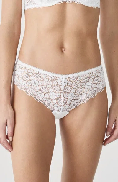 Etam Souffle Lace Briefs In White