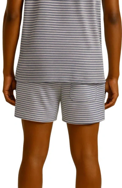 D.rt Vacay Stripe Drawstring Shorts In Gray