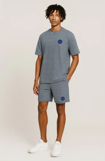 D.rt Vacay Stripe Drawstring Shorts In Gray