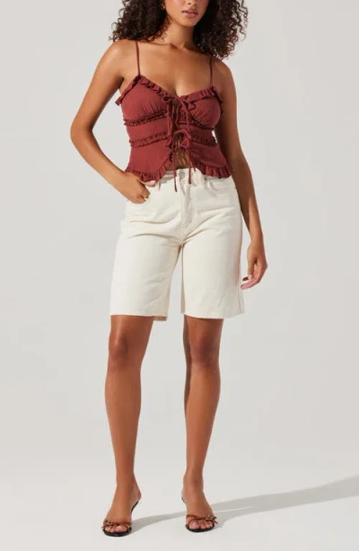 Astr The Label Islah Tie Front Camisole