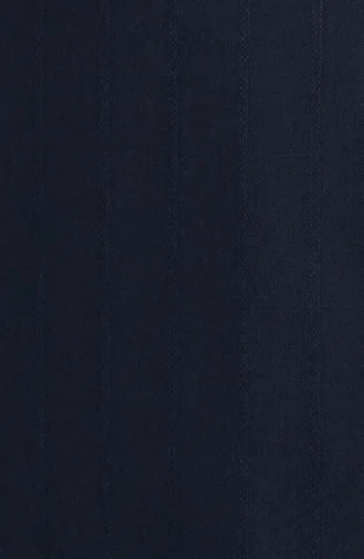 Allsaints Rawdon Slim Fit Stripe Super 100s Wool Sport Coat In Blue
