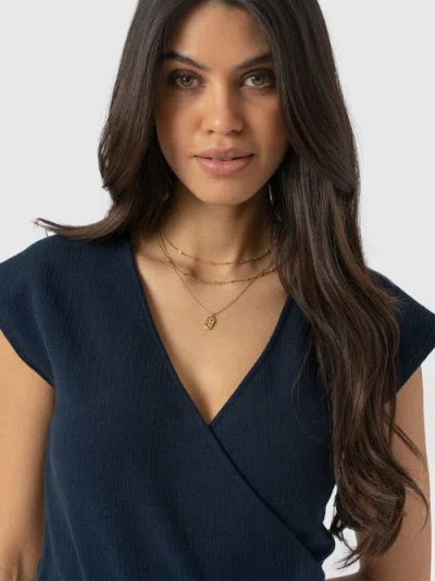 Saint + Sofia Rosa Wrap Top