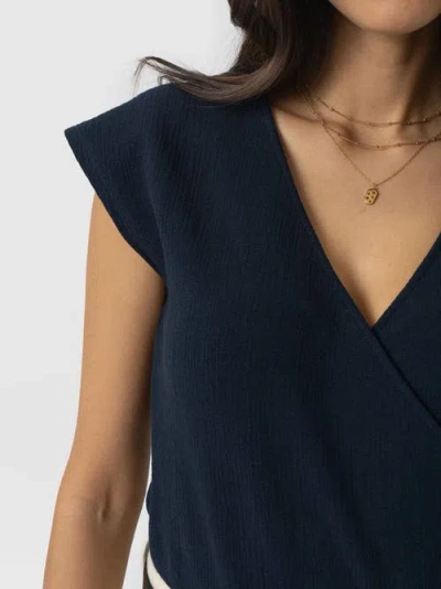 Saint + Sofia Rosa Wrap Top