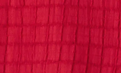 Eileen Fisher Jewel Neck Organic Cotton Vest In Red