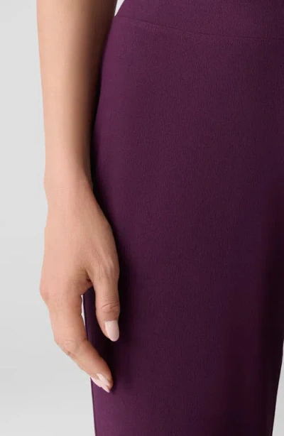 Eileen Fisher Slim Ankle Pants In Purple