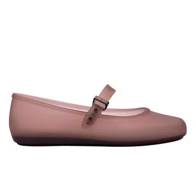 Melissa Women's Soft Ballerina - Clear Brown