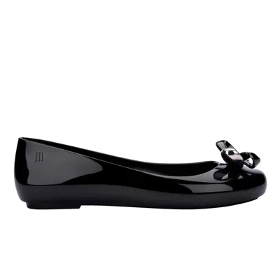 Melissa Women's Sweet Love Glam Ballet Flat - Black