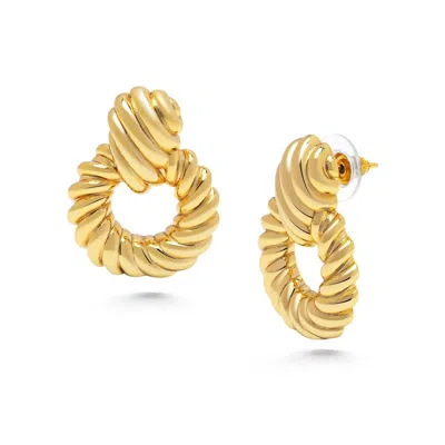 Nialaya Women's Twisted Rope Earrings In Gold
