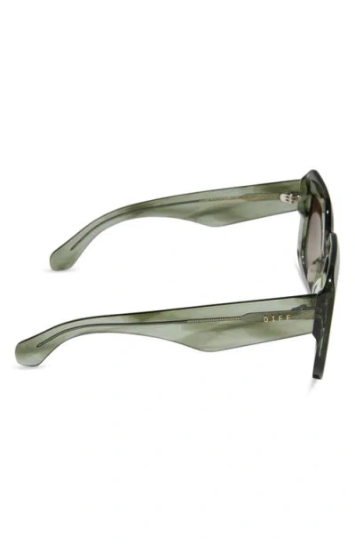 Diff Giada 52mm Polarized Square Sunglasses