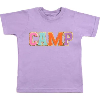 Sweet Wink Girls' Camp Patch Short Sleeve T-shirt - Little Kid, Big Kid