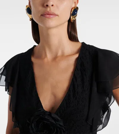 Saint Laurent Petal Gold-plated Clip-on Earrings