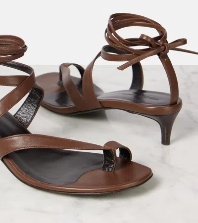 Khaite 350mm Aimee Strappy Leather Heeled Sandals