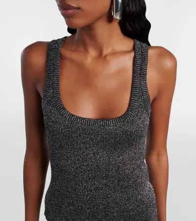 金属丝面料坦克背心