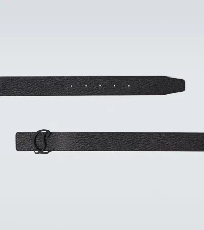 Christian Louboutin Mooncrest Reversible Leather Belt