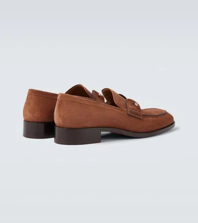 Christian Louboutin Chambelimoc Leather Loafers