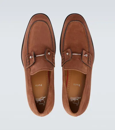 Christian Louboutin Chambelimoc Leather Loafers