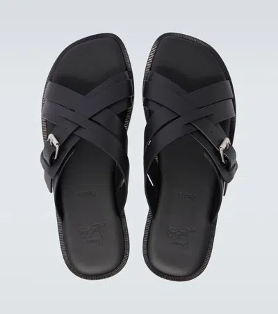 Christian Louboutin Emircross Leather Sandals
