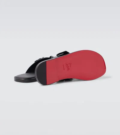 Christian Louboutin Emircross Leather Sandals
