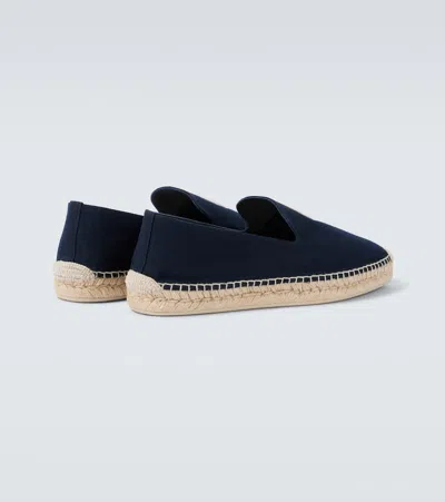 Christian Louboutin Nanou Mooncrest Canvas Espadrilles