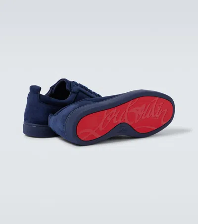 Christian Louboutin Louis Junior Suede Sneakers