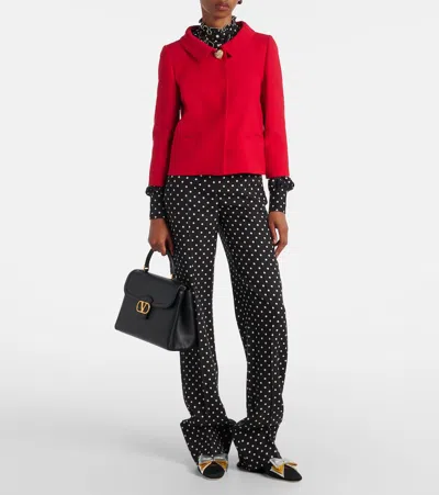 Valentino 9to5 Leather Shoulder Bag