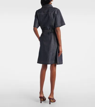 Bottega Veneta Denim Midi Dress