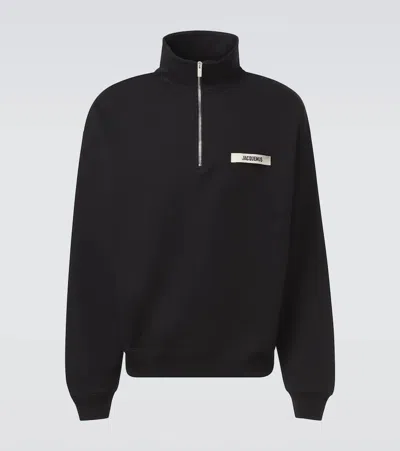 Jacquemus Grog Grain Zip-neck Sweatshirt