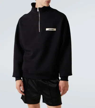 Jacquemus Grog Grain Zip-neck Sweatshirt