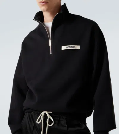 Jacquemus Grog Grain Zip-neck Sweatshirt