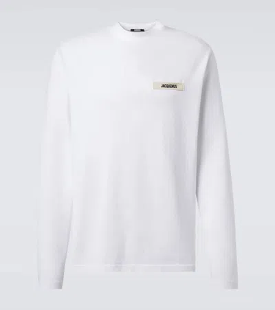 Jacquemus Le Tshirt Gros Grain Cotton Ls  T-shirt
