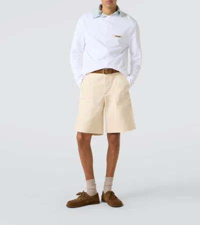 Jacquemus Le Tshirt Gros Grain Cotton Ls  T-shirt