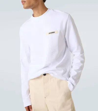 Jacquemus Le Tshirt Gros Grain Cotton Ls  T-shirt