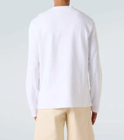 Jacquemus Le Tshirt Gros Grain Cotton Ls  T-shirt