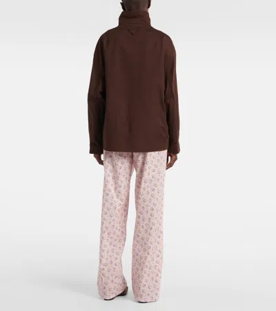 Prada Oversized Cotton Field Jacket