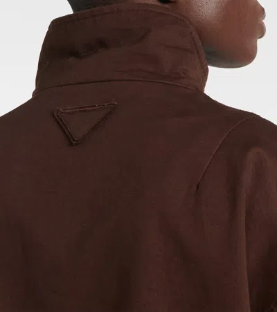 Prada Oversized Cotton Field Jacket