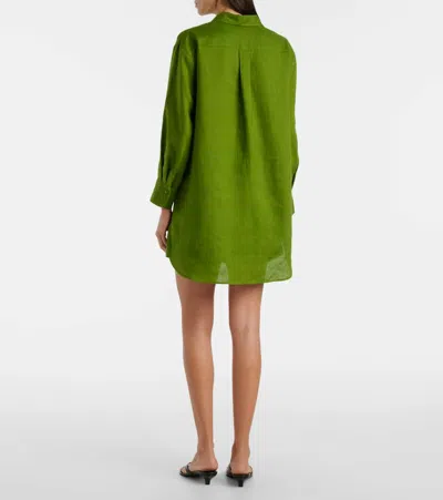 Eres Correct High-rise Linen Shorts