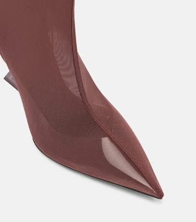 Attico Cheopissima 105 Mesh Over-the-knee Boots