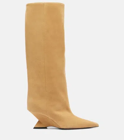 Attico Cheope 105 Suede Knee-high Boots